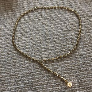 Tory Burch gold chain belt